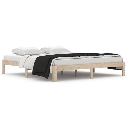 Sengeramme 180x200 cm massivt fyrretræ