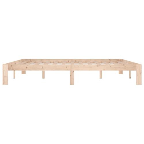 Sengeramme 180x200 cm massivt fyrretræ