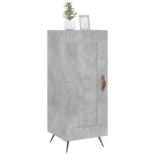 Skænk 34,5x34x90 cm konstrueret træ betongrå