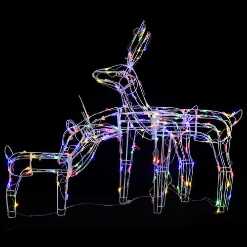 Juledekoration i 3 dele rensdyr 229 LED'er