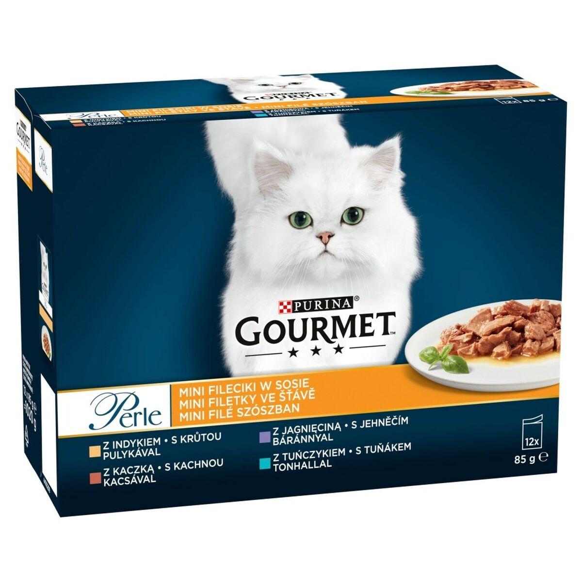 Kattemad Purina Gourmet Perle Tun Kalkun Lam And 12 x 85 g