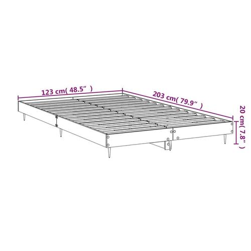 Sengestel 120x200 cm konstrueret træ sonoma-eg