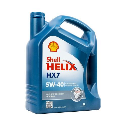 Motorolie til bil Shell Helix HX7 5W40 5 L