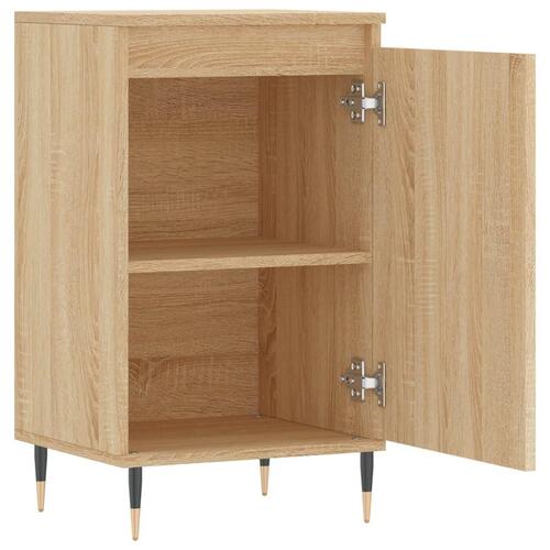 Skænke 2 stk. 40x35x70 cm konstrueret træ sonoma-eg