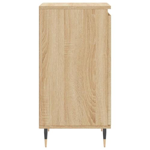 Skænke 2 stk. 40x35x70 cm konstrueret træ sonoma-eg