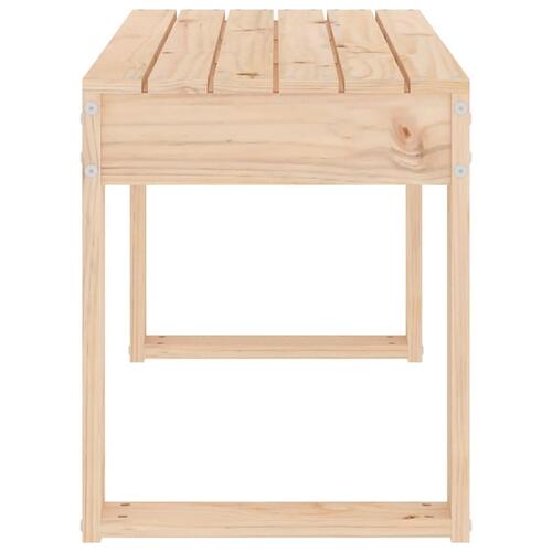 Havebænk 80x38x45 cm massivt fyrretræ