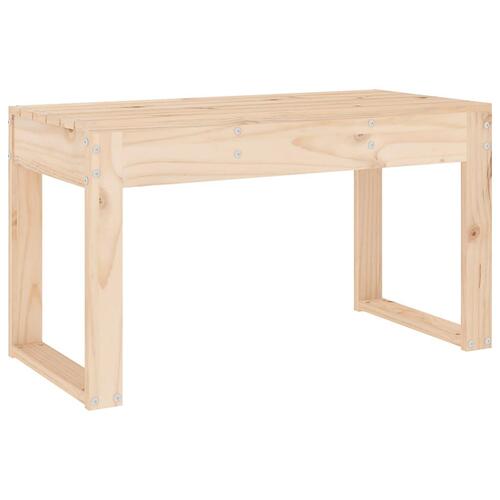 Havebænk 80x38x45 cm massivt fyrretræ