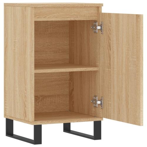 Skænke 2 stk. 40x35x70 cm konstrueret træ sonoma-eg