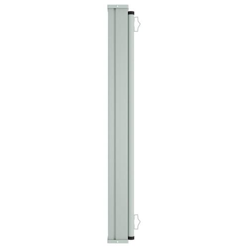 Sammenrullelig sidemarkise til terrassen 140x600 cm sort