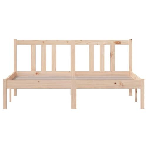 Sengeramme 140x190 cm massivt fyrretræ
