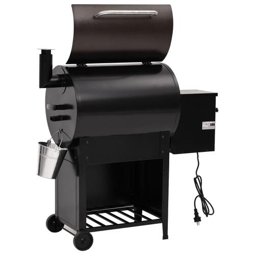 Pillegrill med skorsten 104 cm jern sort