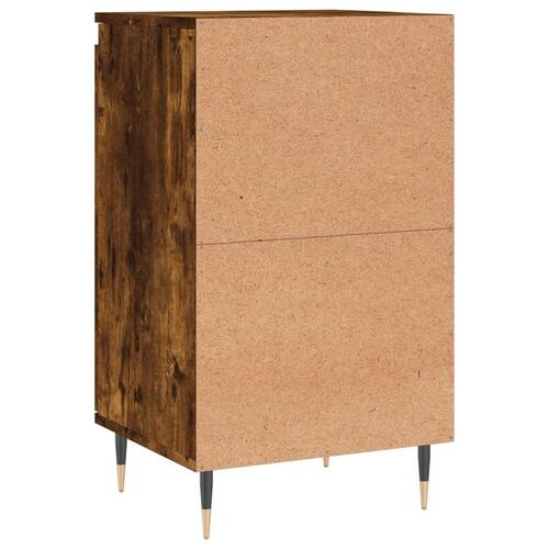 Skænke 2 stk. 40x35x70 cm konstrueret træ røget egetræsfarve