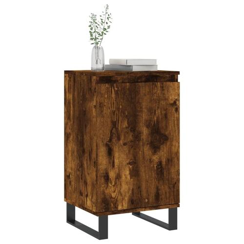 Skænke 2 stk. 40x35x70 cm konstrueret træ røget egetræsfarve