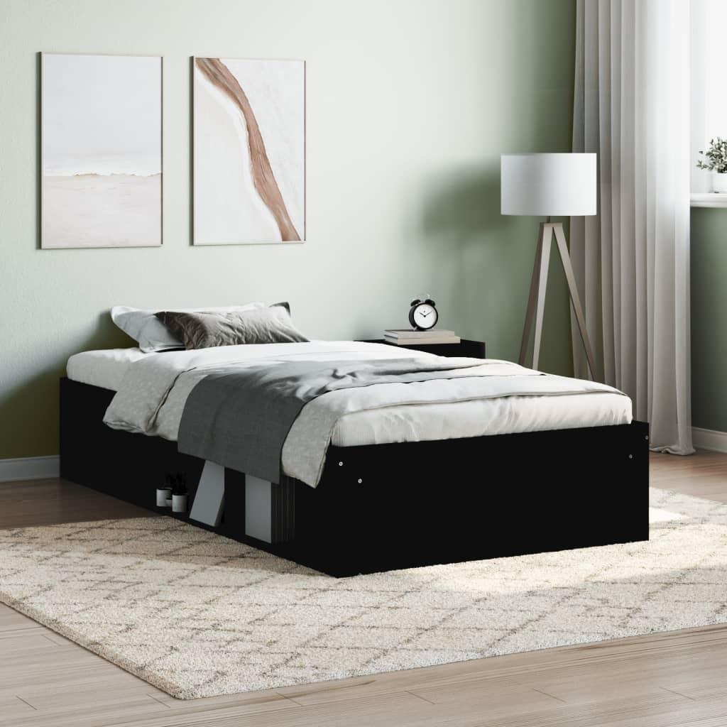 Sengeramme 90x190 cm sort