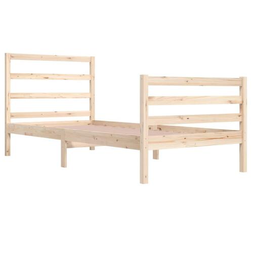 Sengeramme 90x200 cm massivt fyrretræ