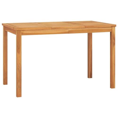 Havebord 120x70x77 cm massivt teaktræ