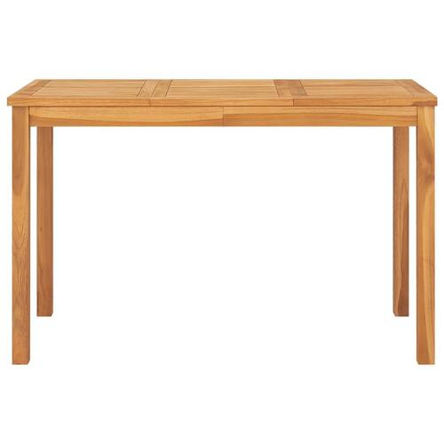 Havebord 120x70x77 cm massivt teaktræ