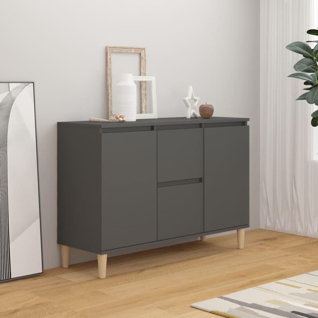 Skænk 101x35x70 cm konstrueret træ grå