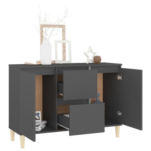 Skænk 101x35x70 cm konstrueret træ grå