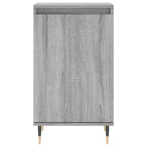 Skænke 2 stk. 40x35x70 cm konstrueret træ grå sonoma-eg