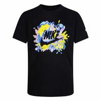 Børne Kortærmet T-shirt Nike Sport Splash Sort 3 år
