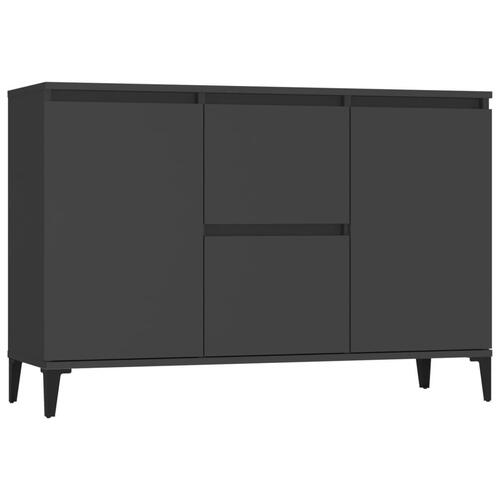 Skænk 104x35x70 cm spånplade grå