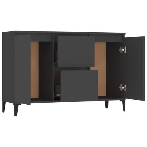 Skænk 104x35x70 cm spånplade grå