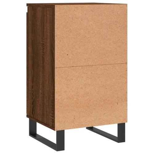 Skænke 2 stk. 40x35x70 cm konstrueret træ brun egetræsfarve