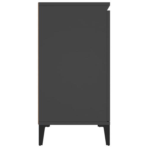Skænk 104x35x70 cm spånplade grå