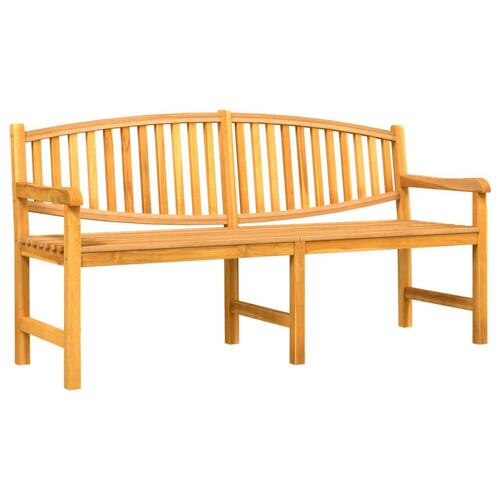 Havebænk 179,5x60x90 cm massivt teaktræ