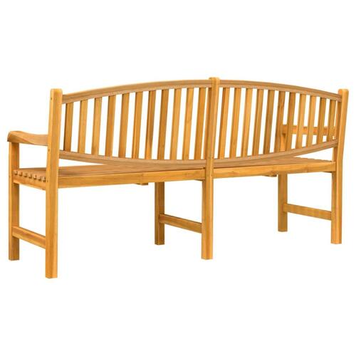 Havebænk 179,5x60x90 cm massivt teaktræ