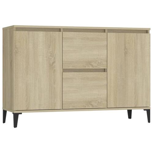 Skænk 104x35x70 cm konstrueret træ sonoma-eg