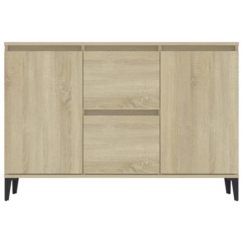 Skænk 104x35x70 cm konstrueret træ sonoma-eg