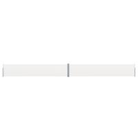 Sammenrullelig sidemarkise til terrassen 140x1200 cm creme