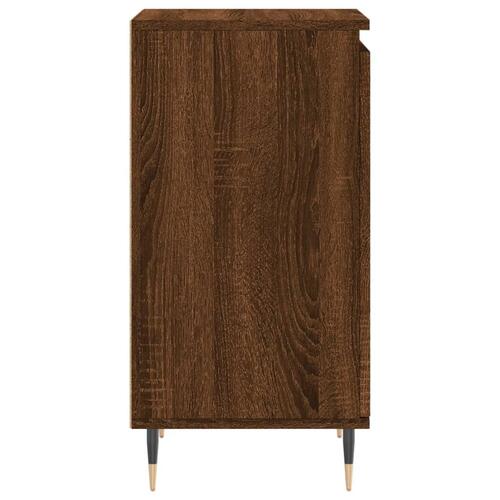Skænke 2 stk. 40x35x70 cm konstrueret træ brun egetræsfarve