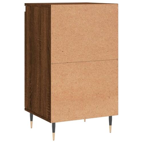 Skænke 2 stk. 40x35x70 cm konstrueret træ brun egetræsfarve