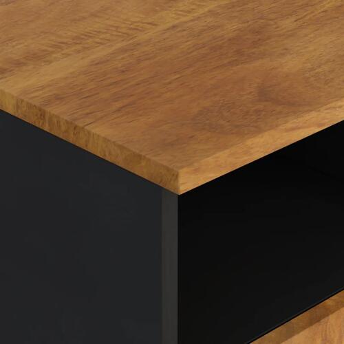 Tv-bord 100x33x46 cm massivt mangotræ og konstrueret træ