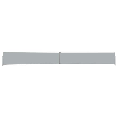 Sammenrullelig sidemarkise til terrassen 140x1200 cm antracit