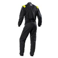 Racer jumpsuit OMP FIRST-S Sort/Gul 60