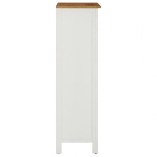 Vinreol 56x32x110 cm massivt egetræ
