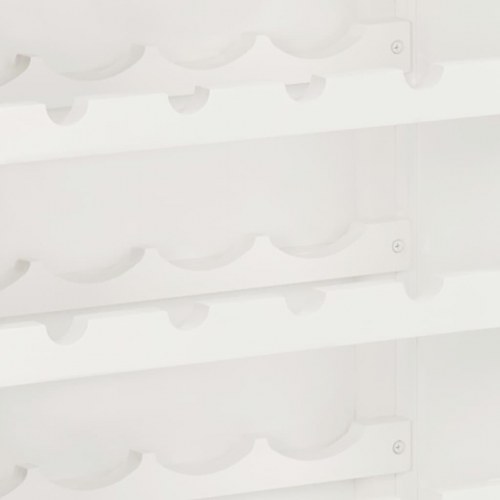 Vinreol 56x32x110 cm massivt egetræ