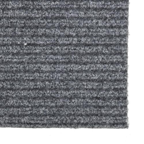 Snavsbestandig tæppeløber 100x250 cm grå