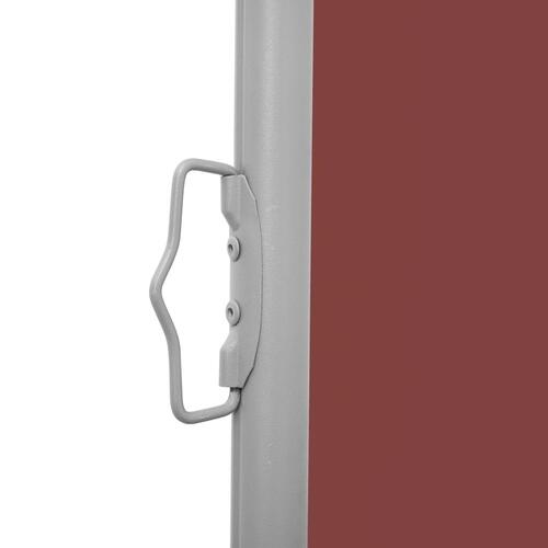 Sammenrullelig sidemarkise til terrassen 140x1200 cm brun
