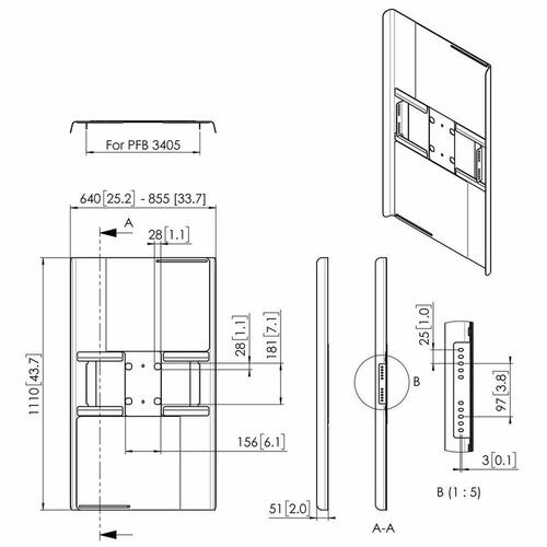 TV-holder Vogel's PFA 9121 50-55"