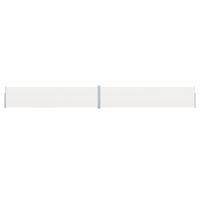 Sammenrullelig sidemarkise til terrassen 170x1200 cm creme