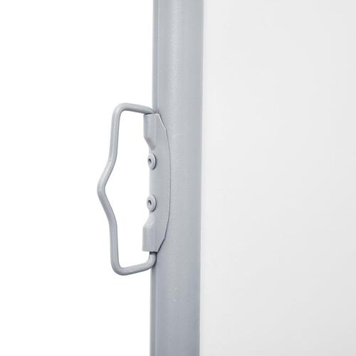 Sammenrullelig sidemarkise til terrassen 170x1200 cm creme