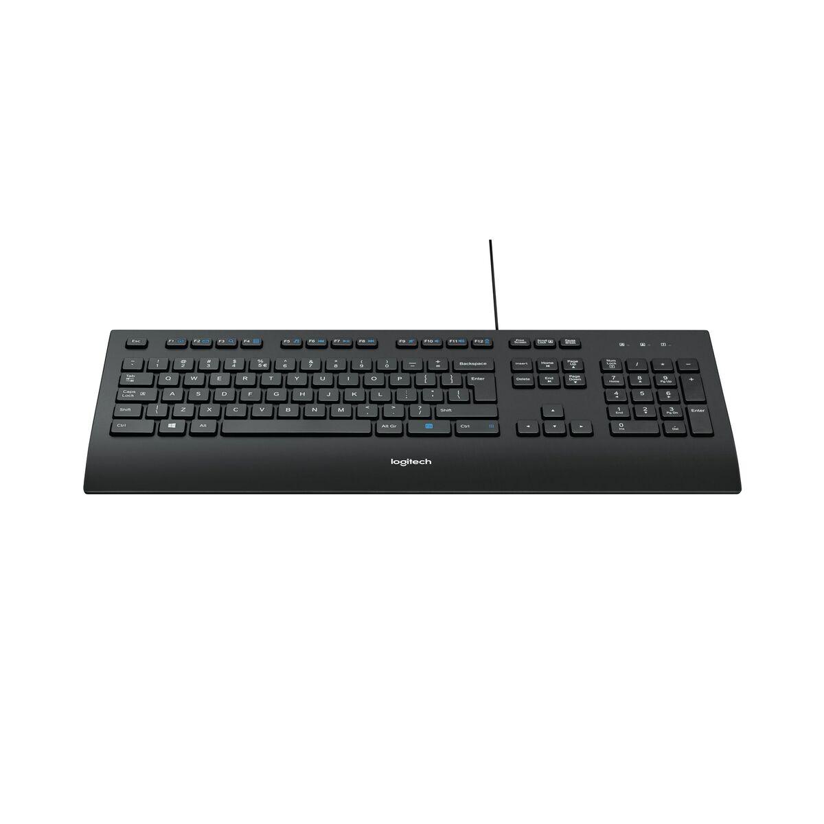 Tastatur Logitech 920-005217 Sort QWERTY Qwerty US