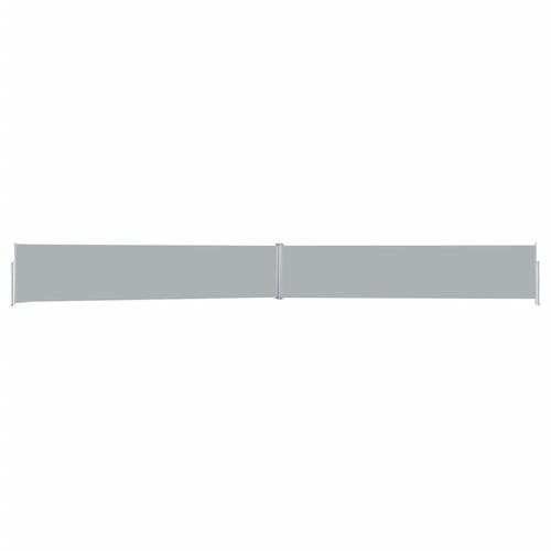 Sammenrullelig sidemarkise til terrassen 170x1200 cm antracit