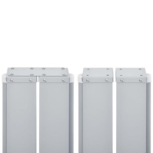 Sammenrullelig sidemarkise til terrassen 170x1200 cm antracit