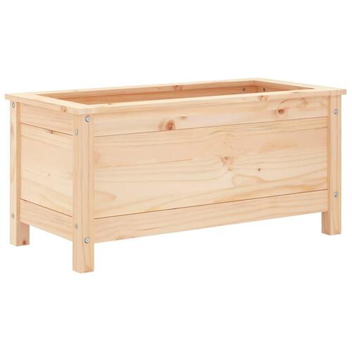 Plantekasse 82,5x40x39 cm massivt fyrretræ